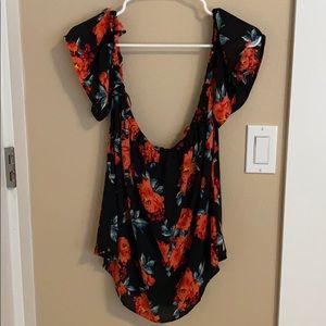 Floral dress top